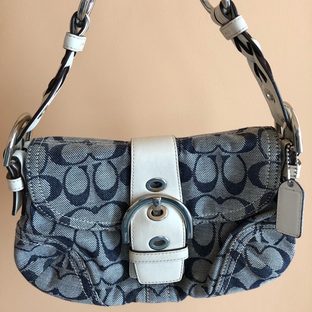 Coach denim purse
